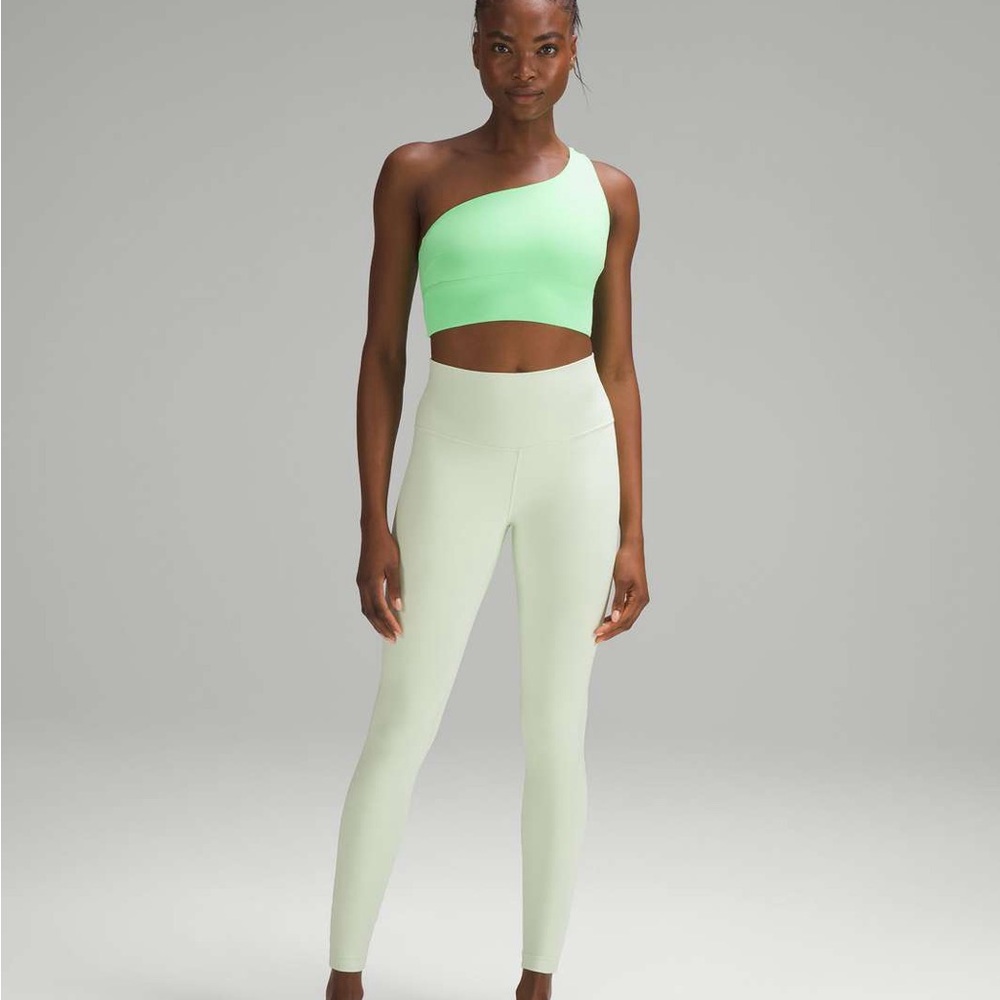Lululemon Align Asymmetrical Pistachio Green  Bra Top